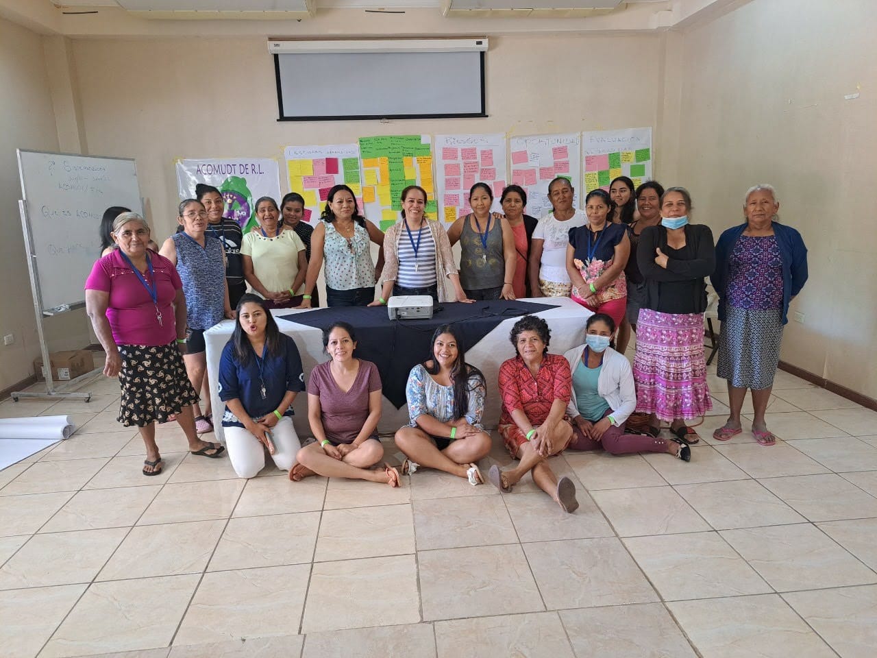 Sistematización del proyecto con lideresas y cuerpos directivos  de ACOMUDT